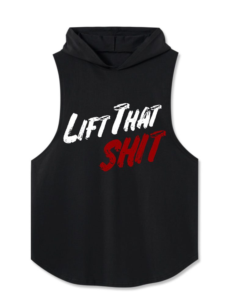 Lift That Shit Washed Hooded Tank