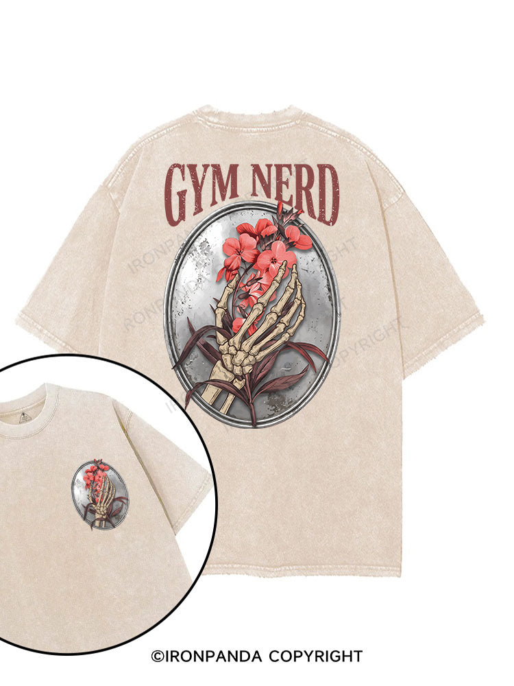 GYM NERD printed Gym Shirt