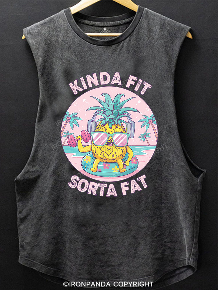 Kinda Fit, Sorta Fat SCOOP BOTTOM COTTON TANK