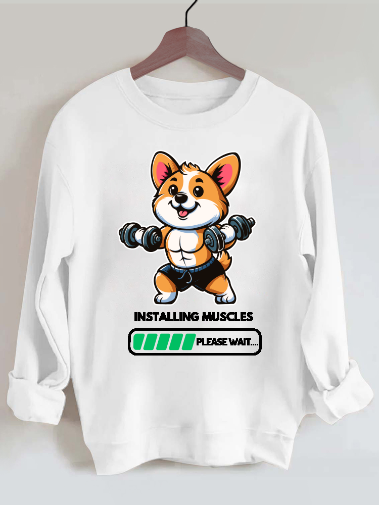 Lift Heavy Pet Dogs Gym Sweatshirt