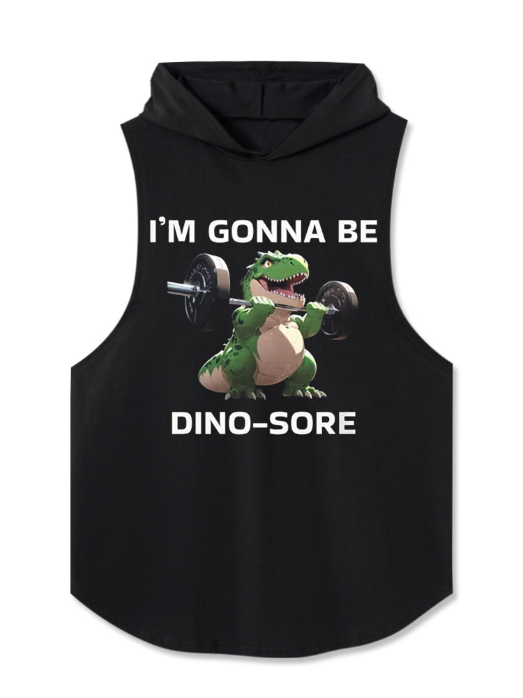 Cute Dinosaur Hooded Tank