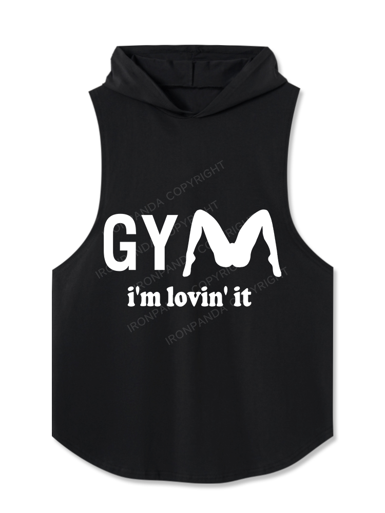 gym i'm lovin'it Hooded Tank