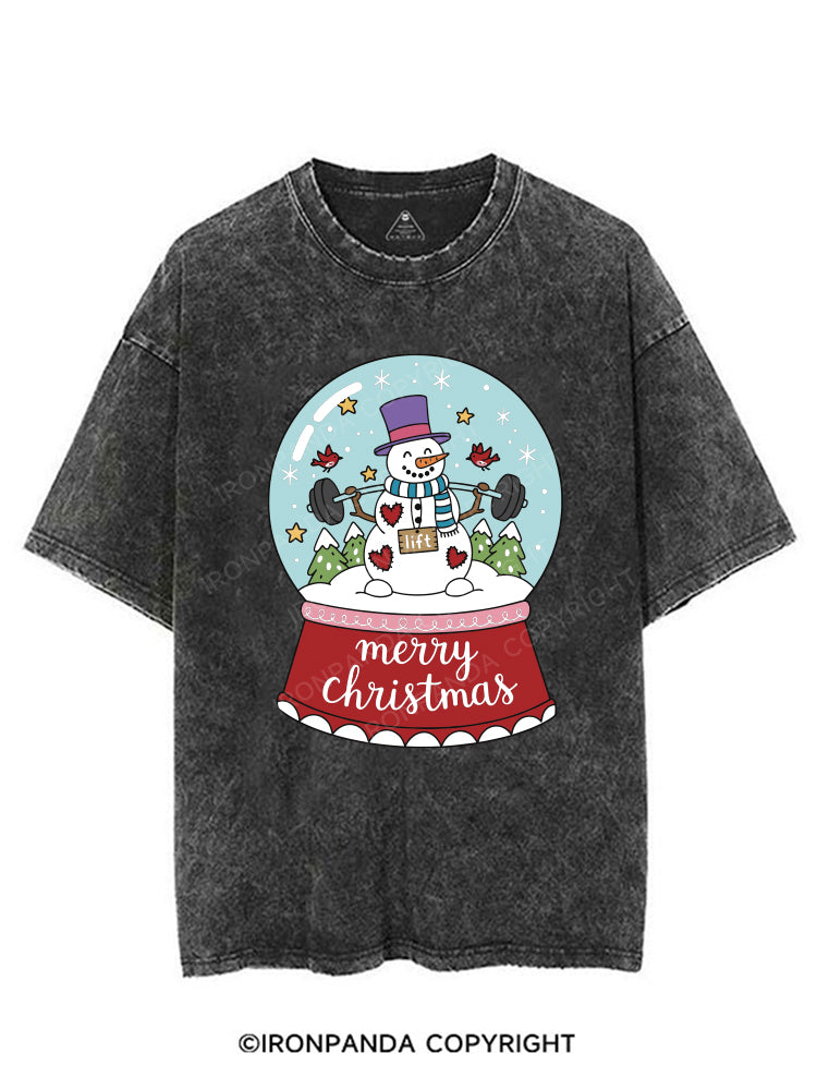 merry christmas VINTAGE GYM SHIRT