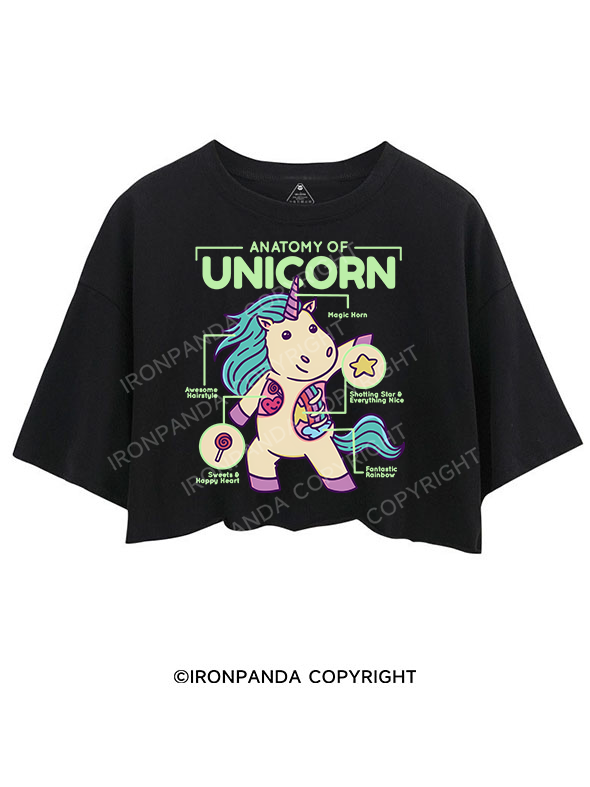 ANATOMY OF UNICORN CROP TOPS