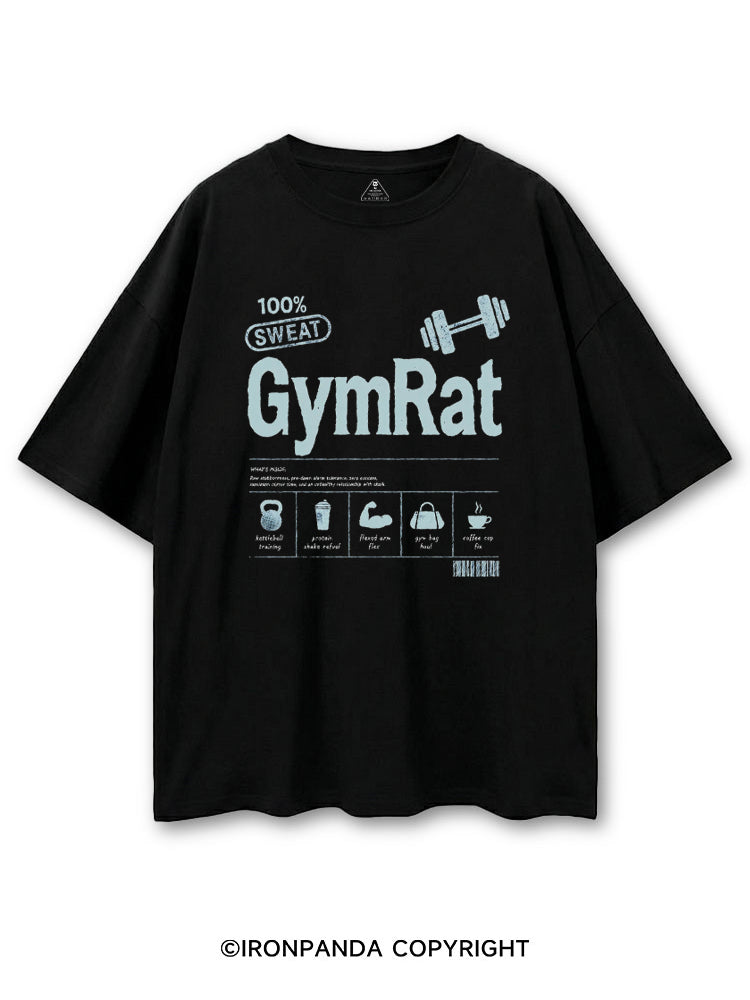 Gym Rat Nutrition Facts COTTON PUMP COVER