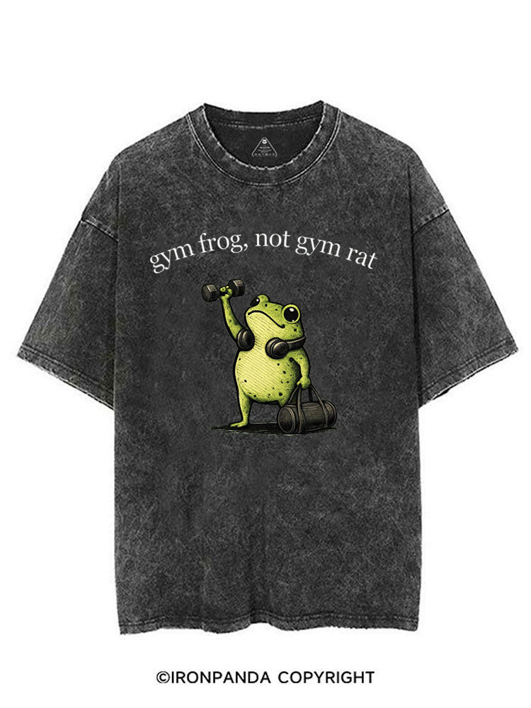 GYM FROG, NOT GYM RAT VINTAGE GYM SHIRT