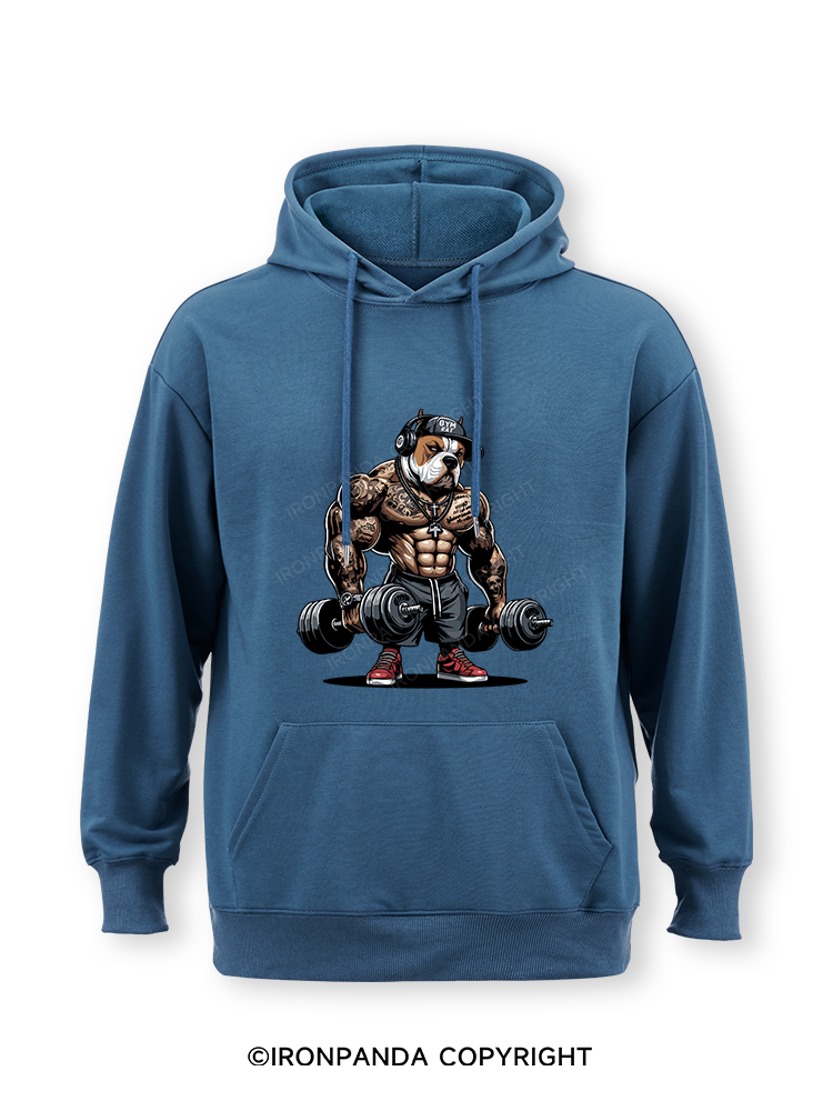 bulldog weightlifting Classic Gym Hoodie