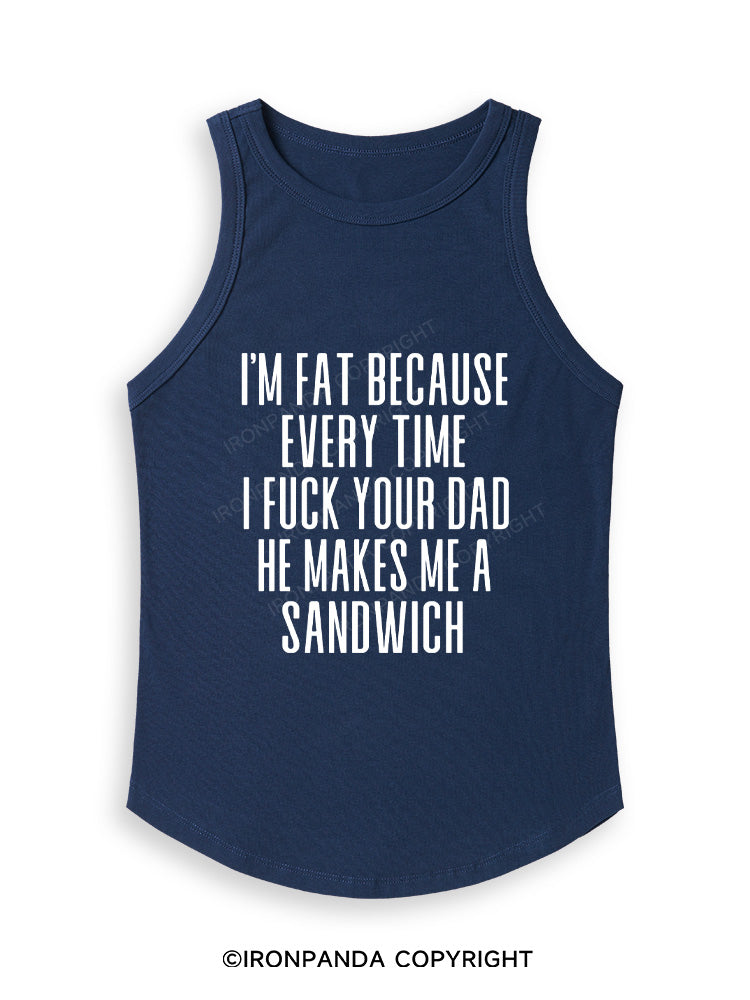 NERDY, DIRTY, INKED AND CURVY Fitted Tank Top