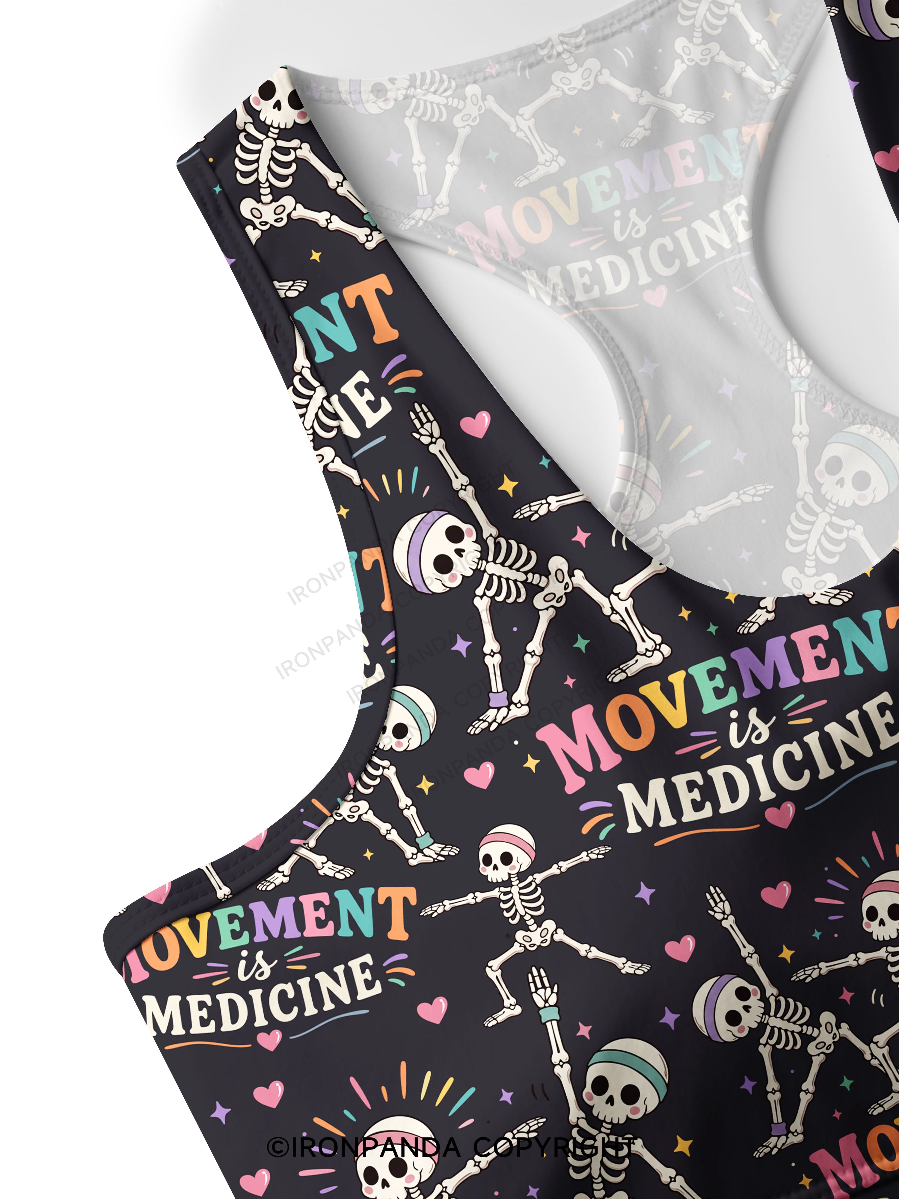 Movement Is Medicine Racerback Sports Bra