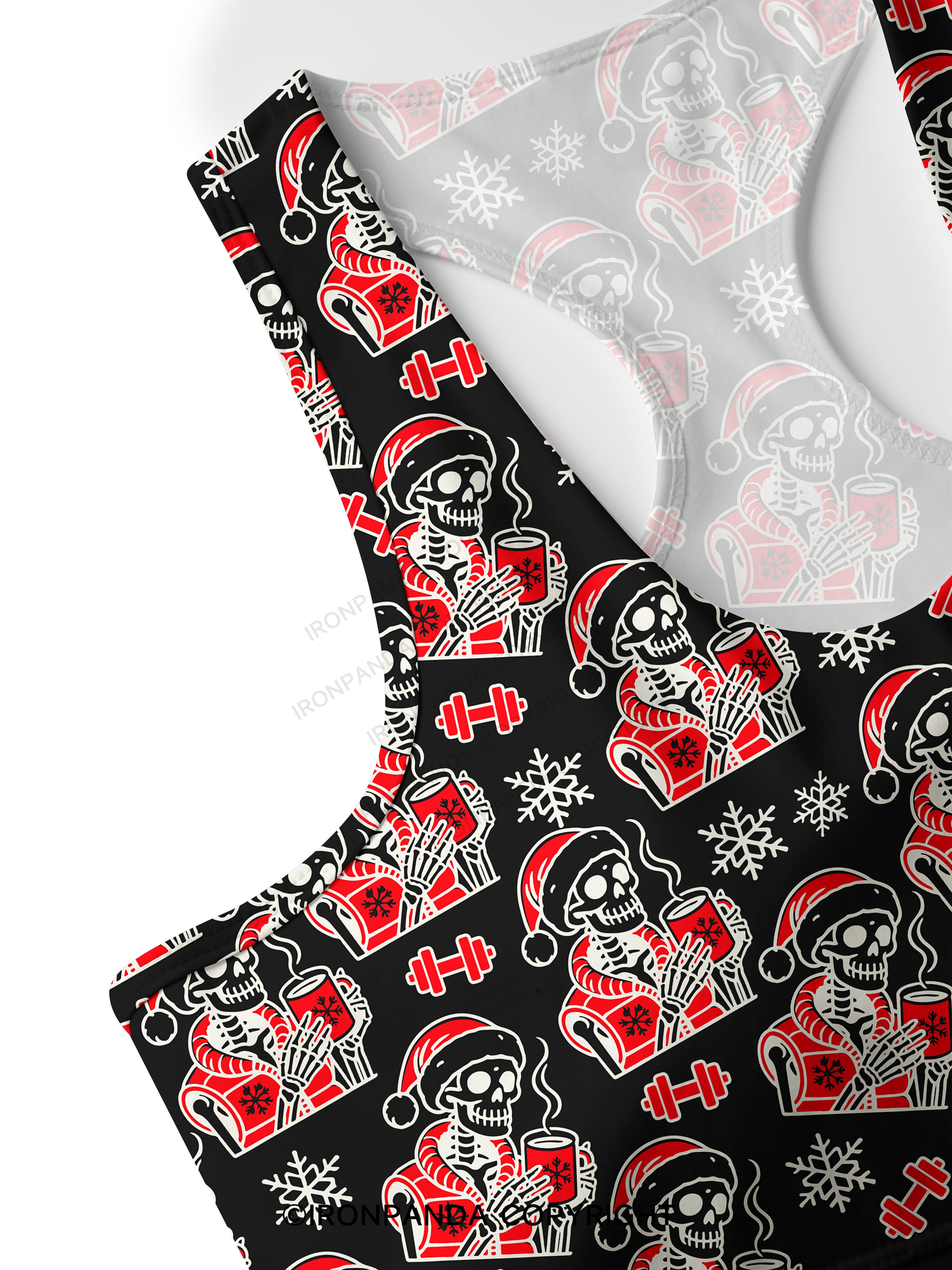 HO HO HOLY SHIT WHAT A YEAR Racerback Sports Bra