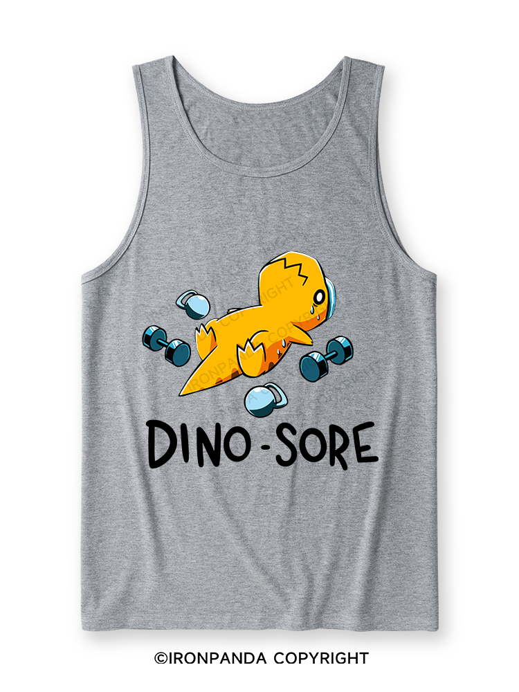 DINO SORE Ultra Soft Heather Tank