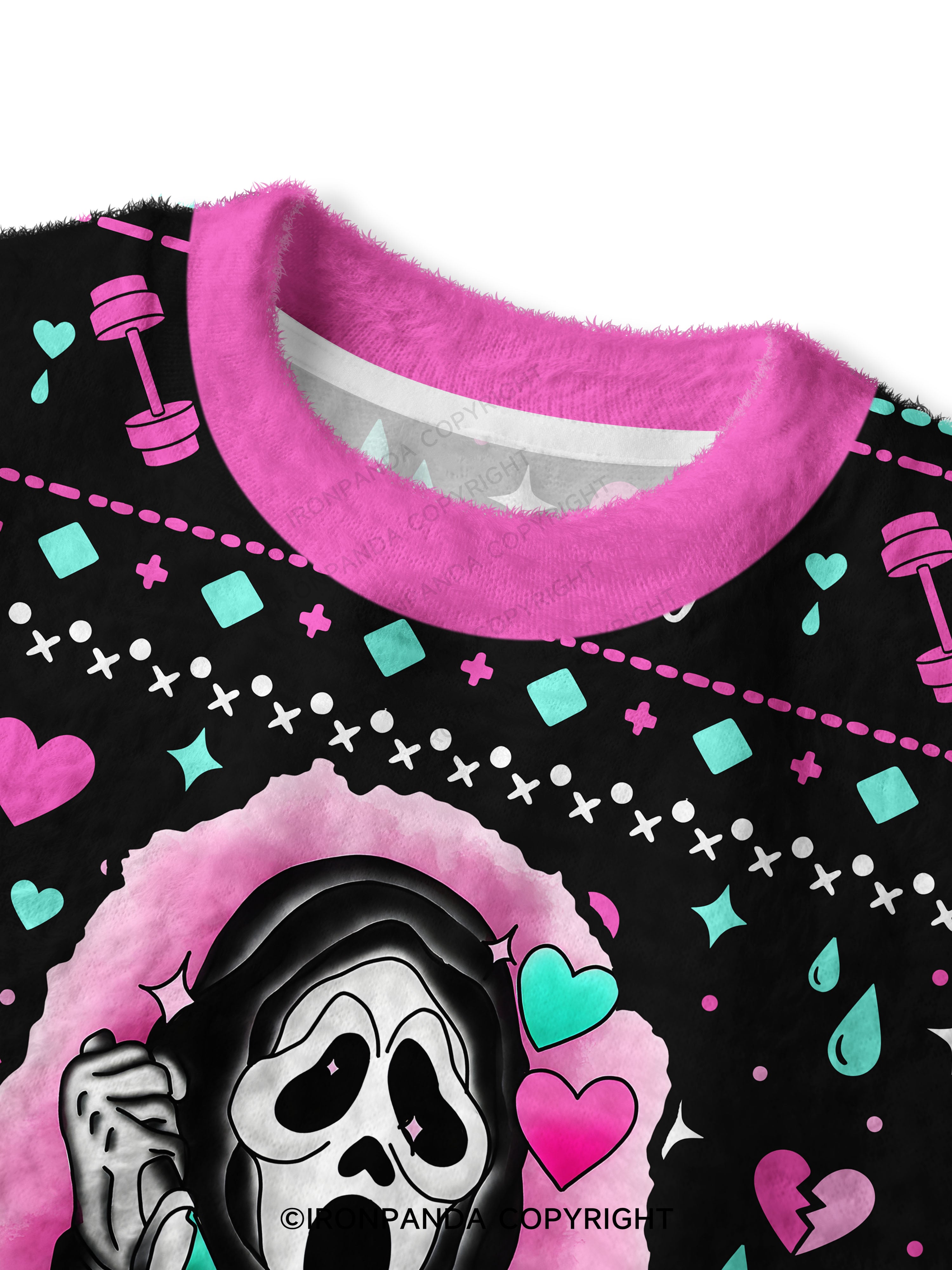 Call me Fuzzy Fleece Crop Sweater