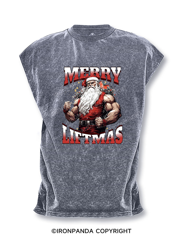 Merry Liftmas Cut Off Tank