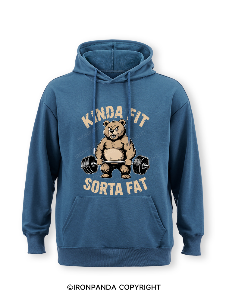 KINDA FIT SORTA FAT BEAR Classic Gym Hoodie