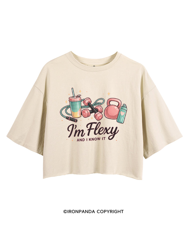 I'm Flexy And I Know It Gym CROP TOPS