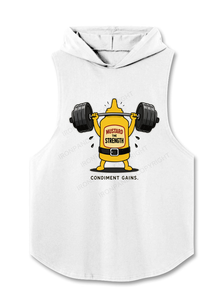 MUSTARD THE STRENGTH Hooded Tank