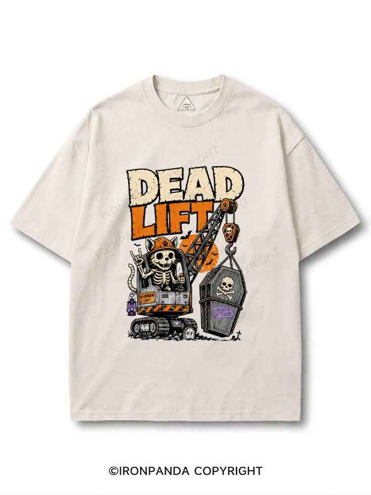 Dead Lift Skeleton Cat Crane Powerlifting COTTON PUMP COVER