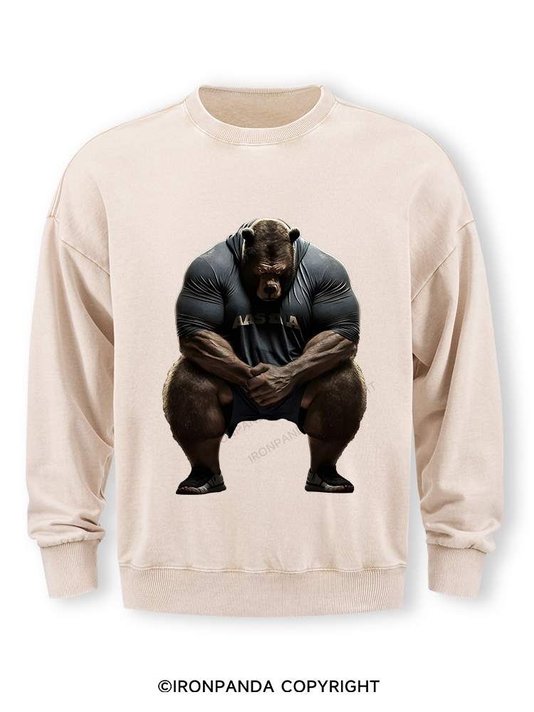 I'm Not Here To Talk Washed Sweatshirt