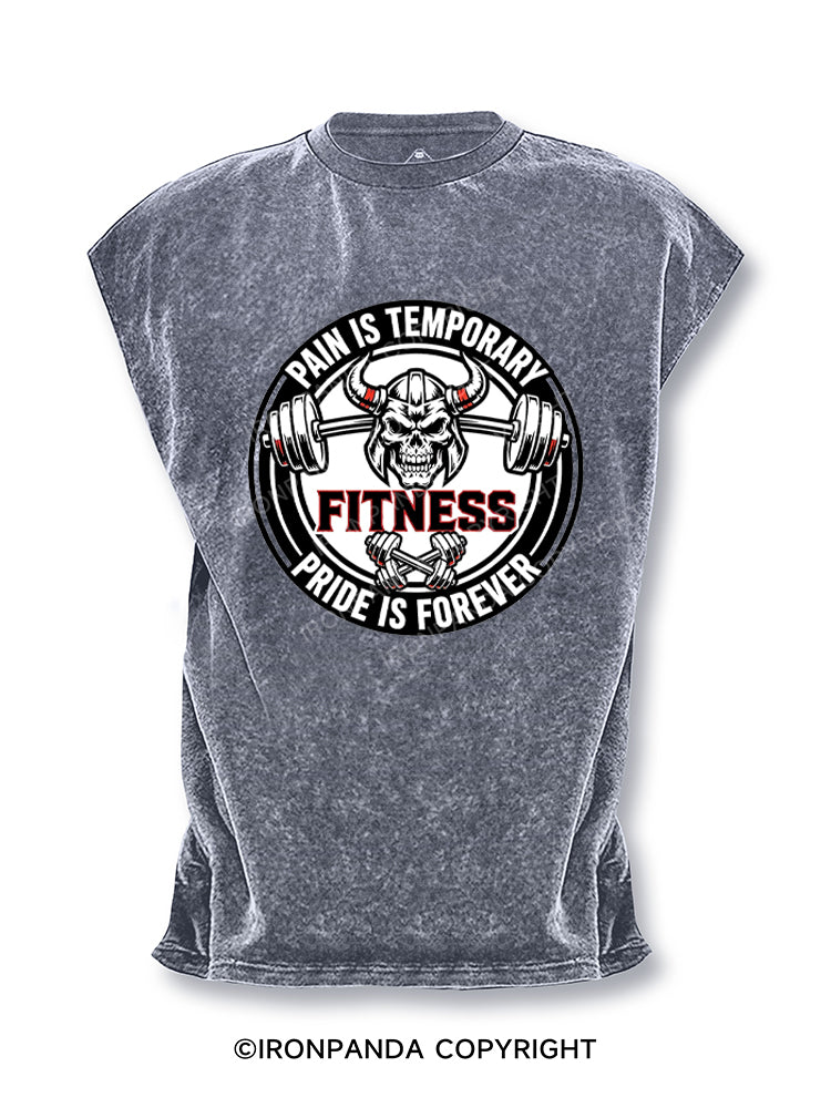 Pain Is Temporary Pride Is Forever Cut Off Tank