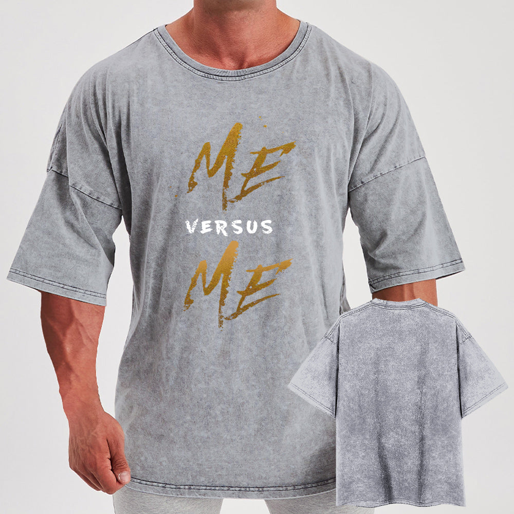 Me Versus Me Washed Gym Shirt