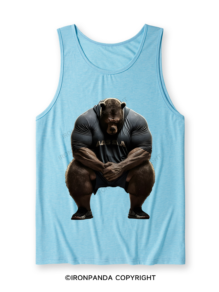I'm Not Here To Talk Ultra Soft Heather Tank