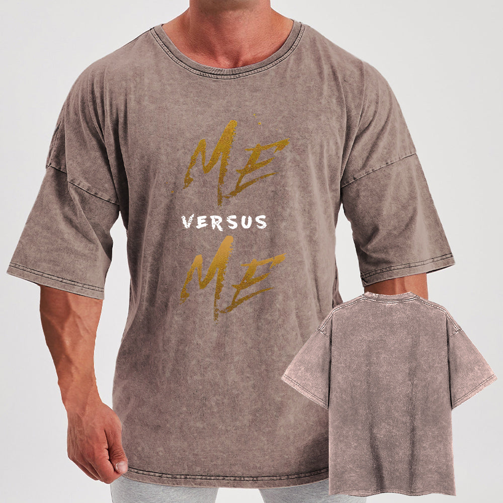 Me Versus Me Washed Gym Shirt