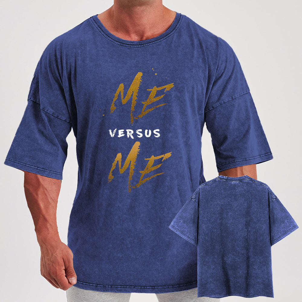Me Versus Me Washed Gym Shirt