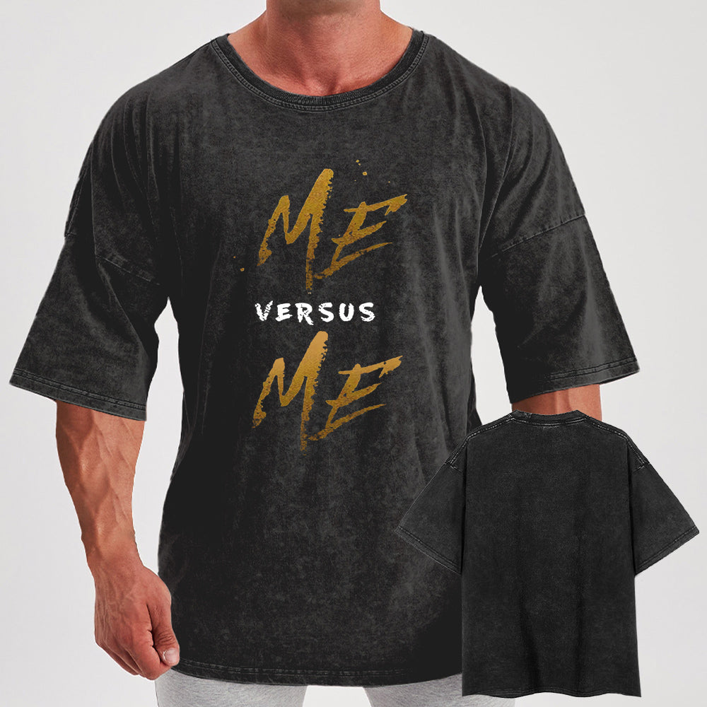 Me Versus Me Washed Gym Shirt