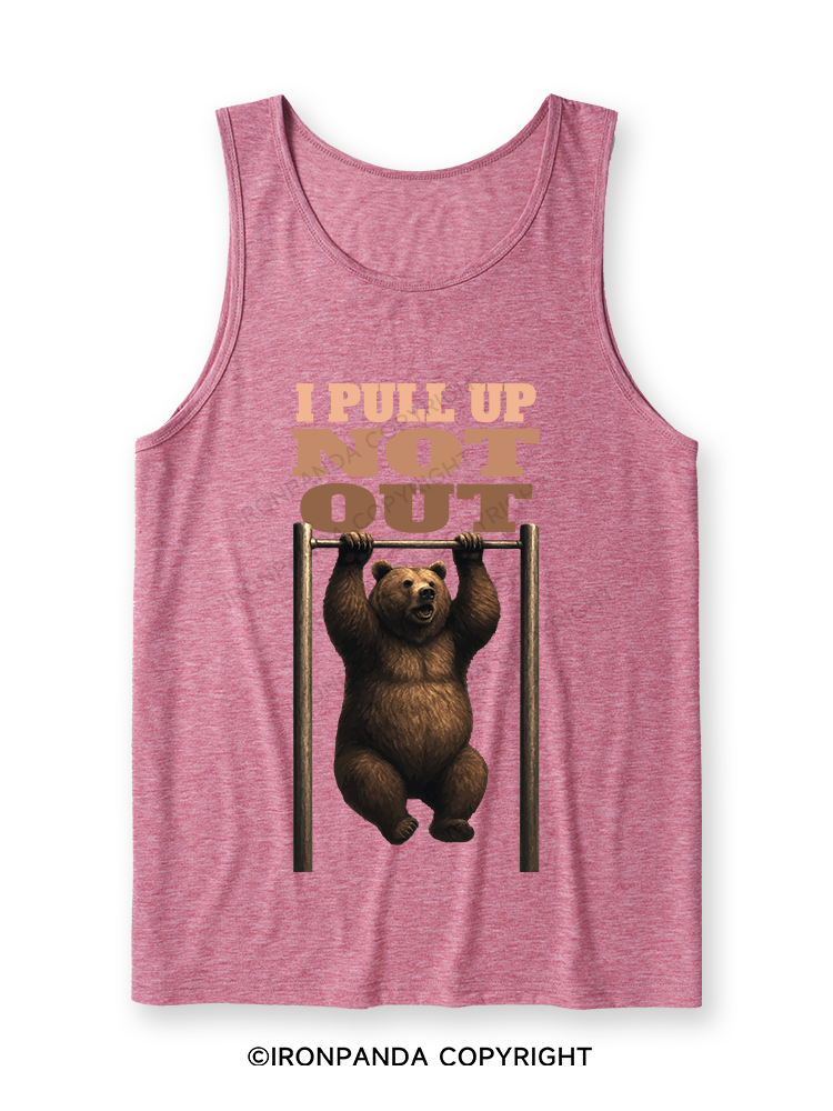 I PULL UP NOT OUT Ultra Soft Heather Tank
