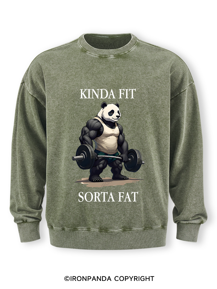 Kinda Fit Sorta Fat  Washed Sweatshirt