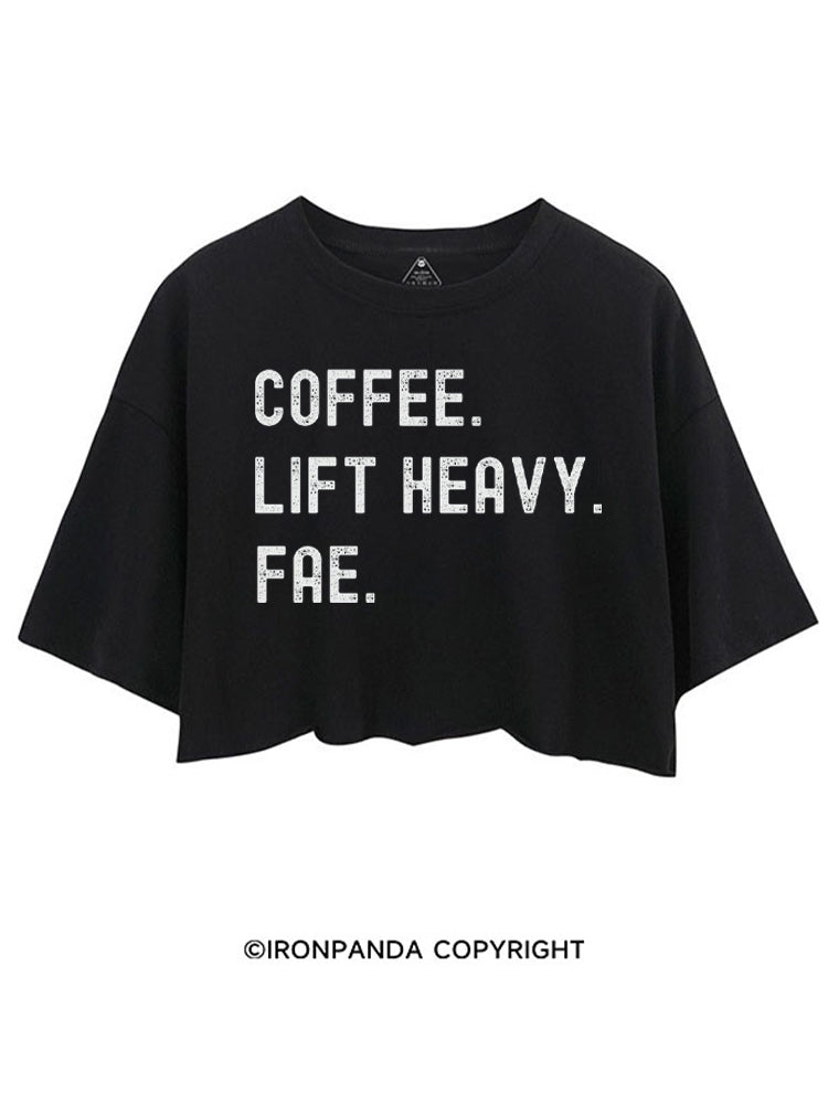 Coffee Lift Heavy Fae CROP TOPS