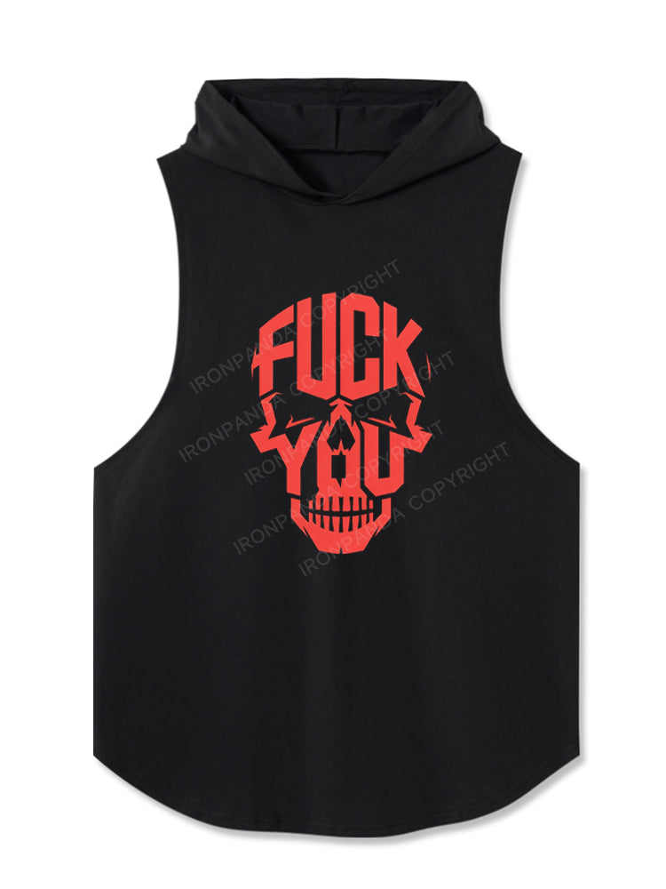 F*ck Skeleton Hooded Tank