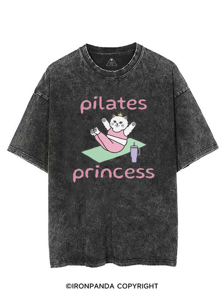 PILATES PRINCESS GYM KITTY VINTAGE GYM SHIRT