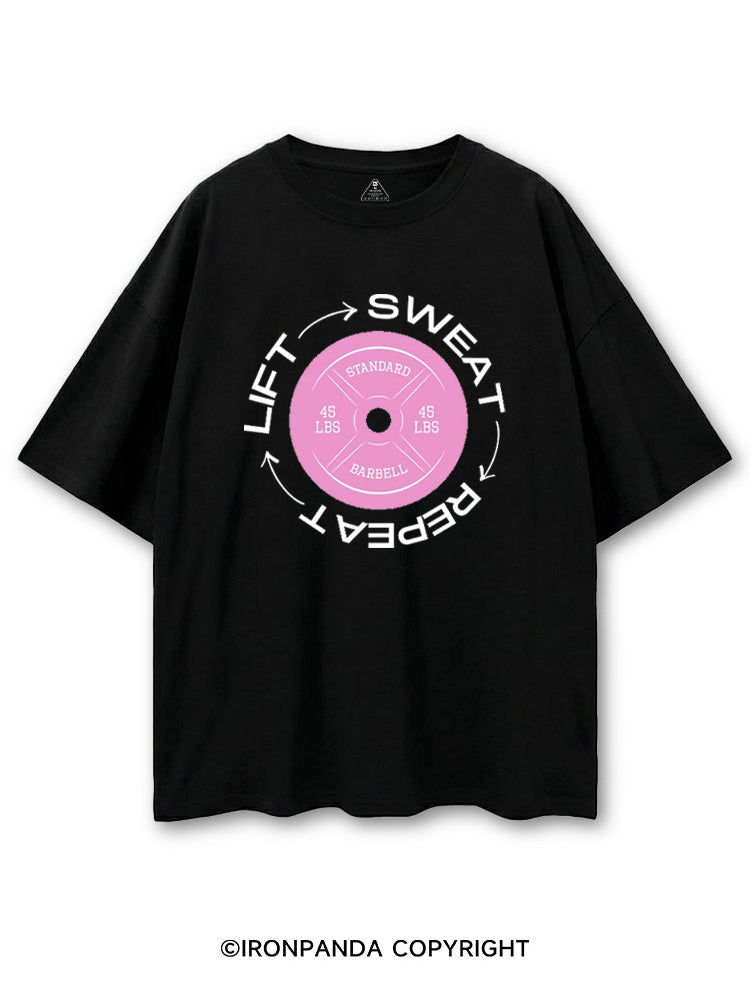 LIFT SWEAT REPEAT WORKOUT COTTON PUMP COVER