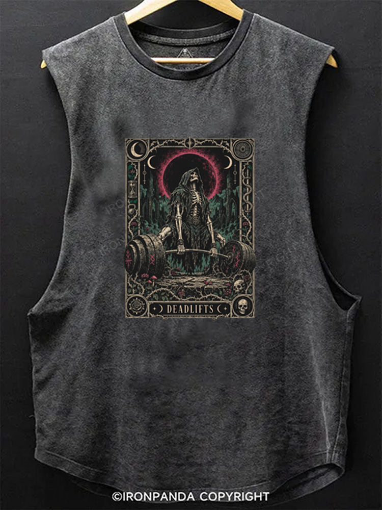 Grim Reaper Weightlifting Scoop Bottom Cotton Tank
