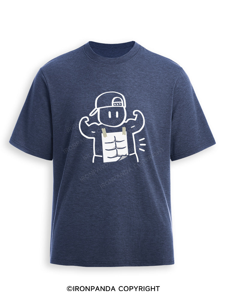 Look at my abs! Ultra Soft Heather T-Shirt