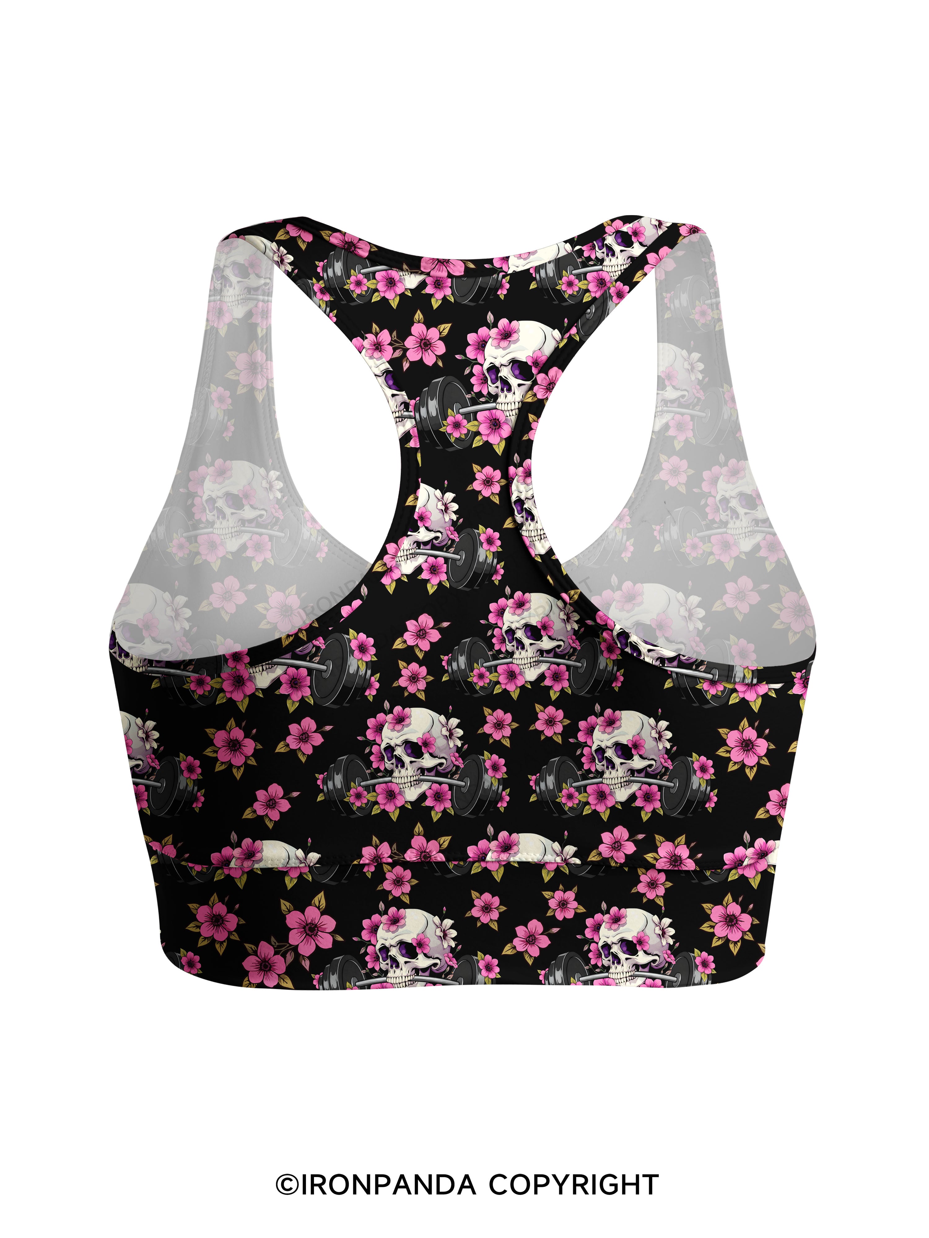GYM THERAPY IN SESSION Racerback Sports Bra
