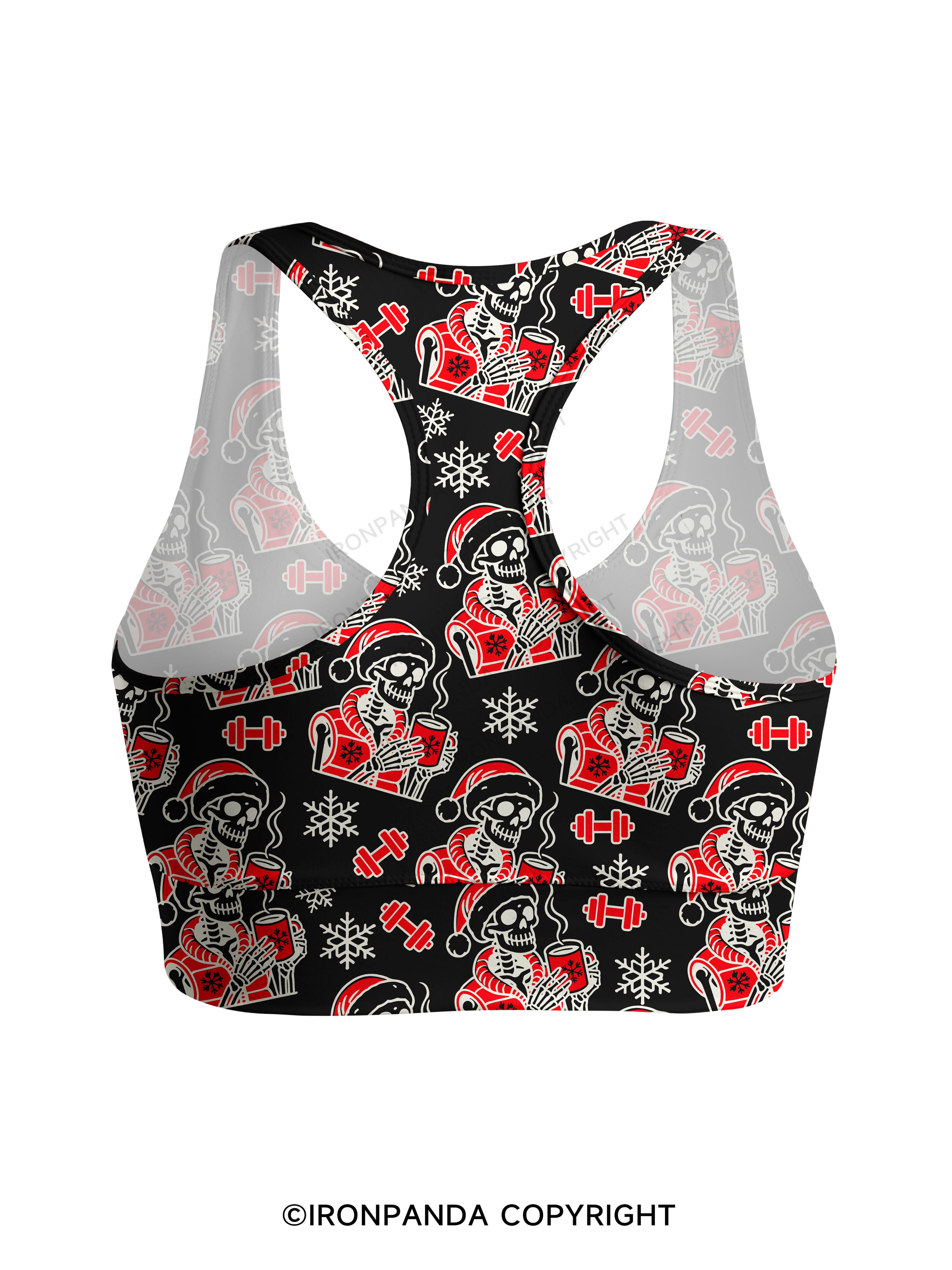 HO HO HOLY SHIT WHAT A YEAR Racerback Sports Bra