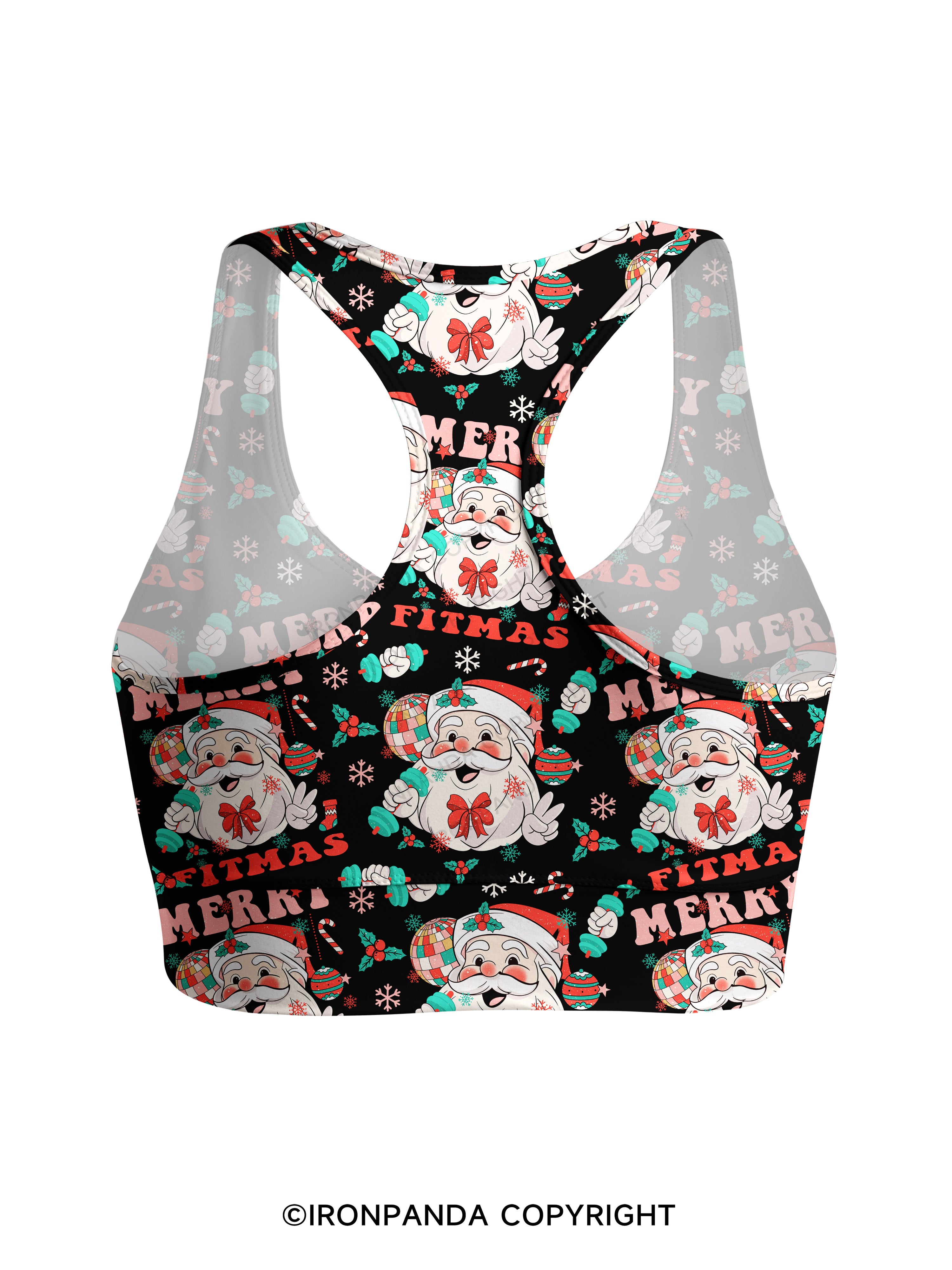 MERRY FITMAS Racerback Sports Bra