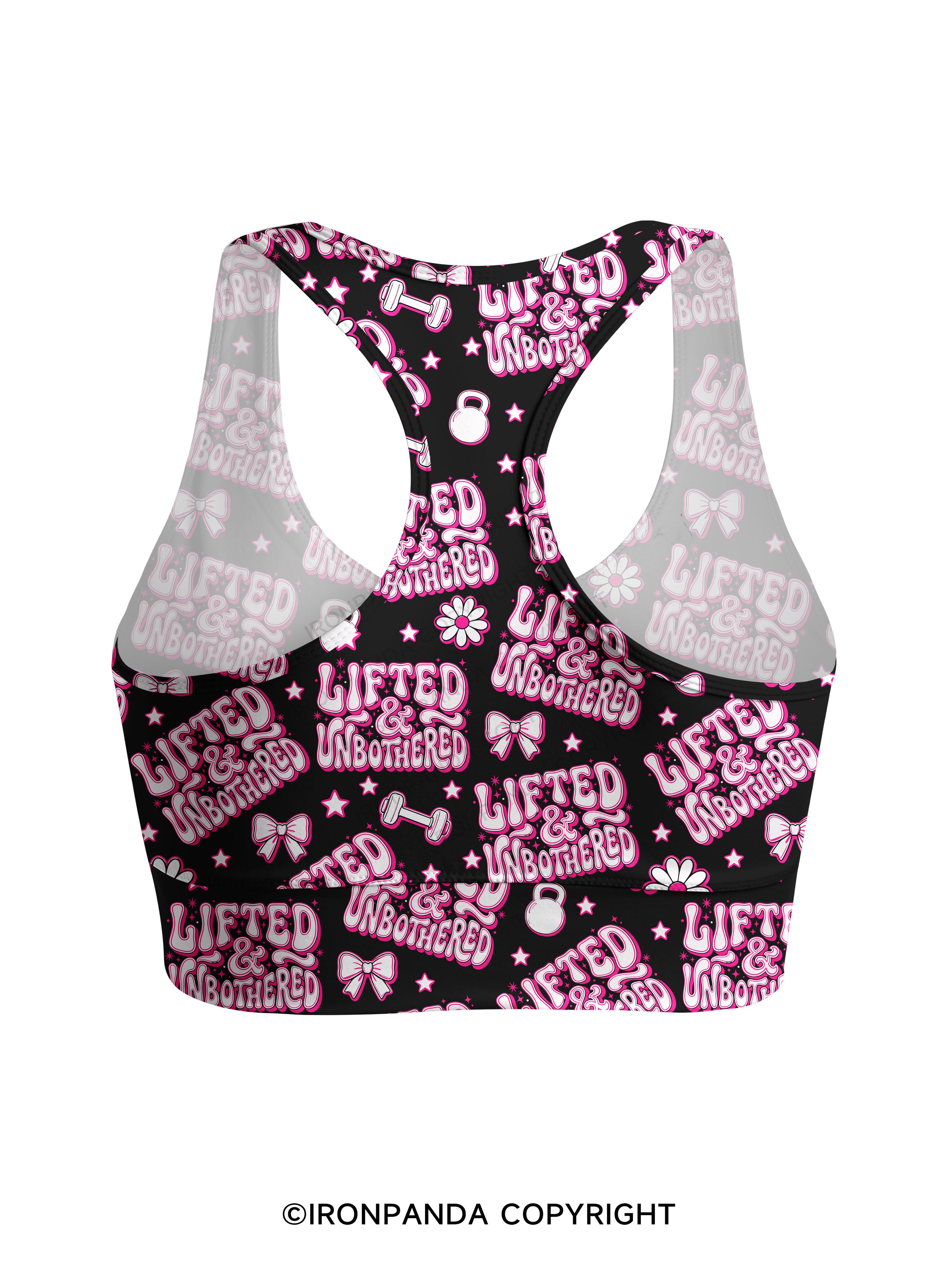 Lifted And Unbothered Racerback Sports Bra