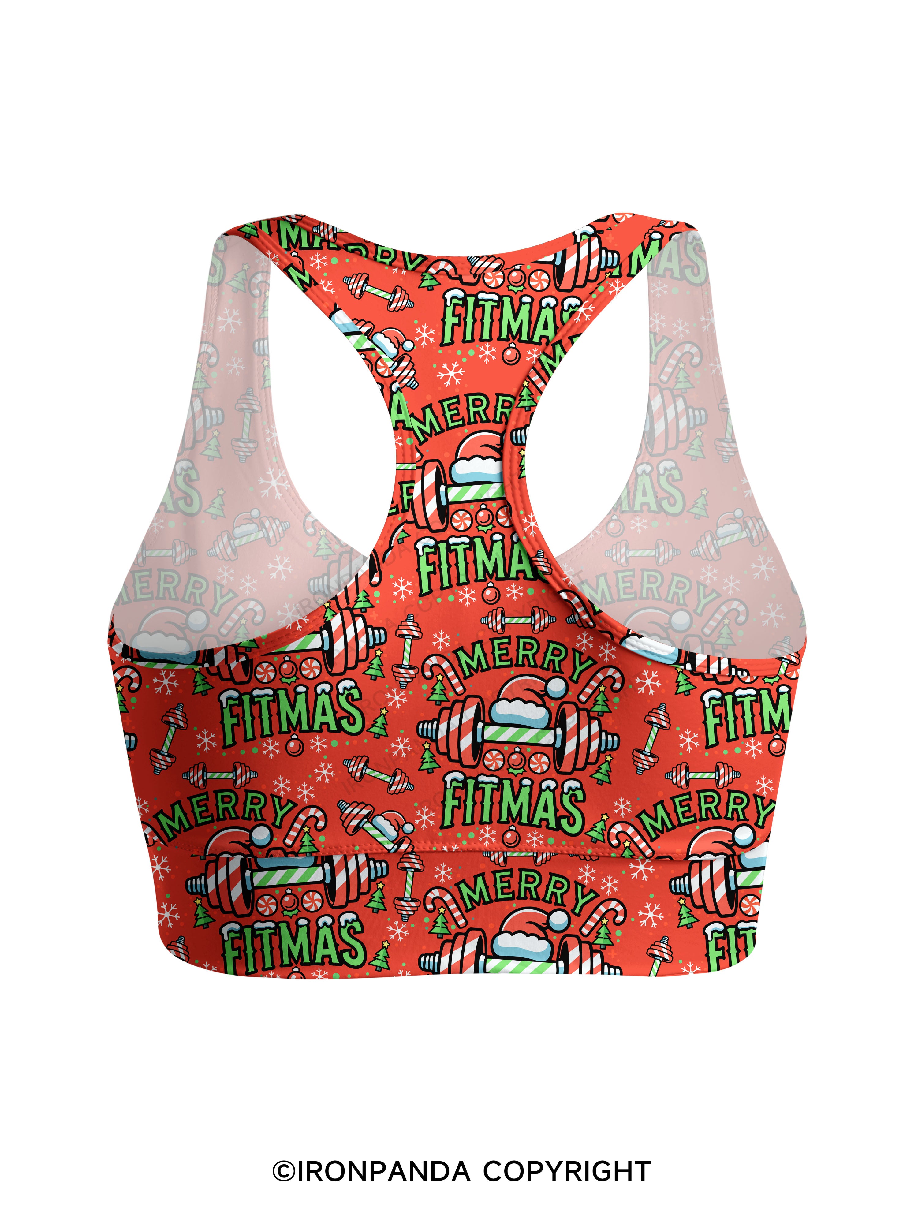 MERRY FITMAS Racerback Sports Bra