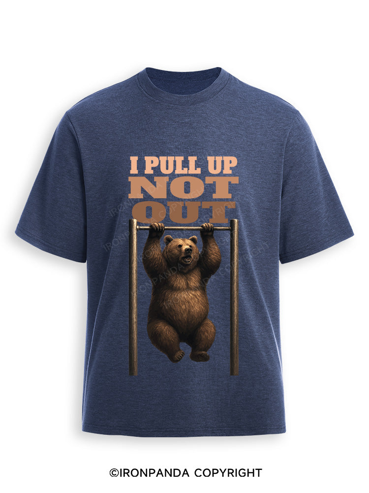 I PULL UP NOT OUT Ultra Soft Heather T-Shirt