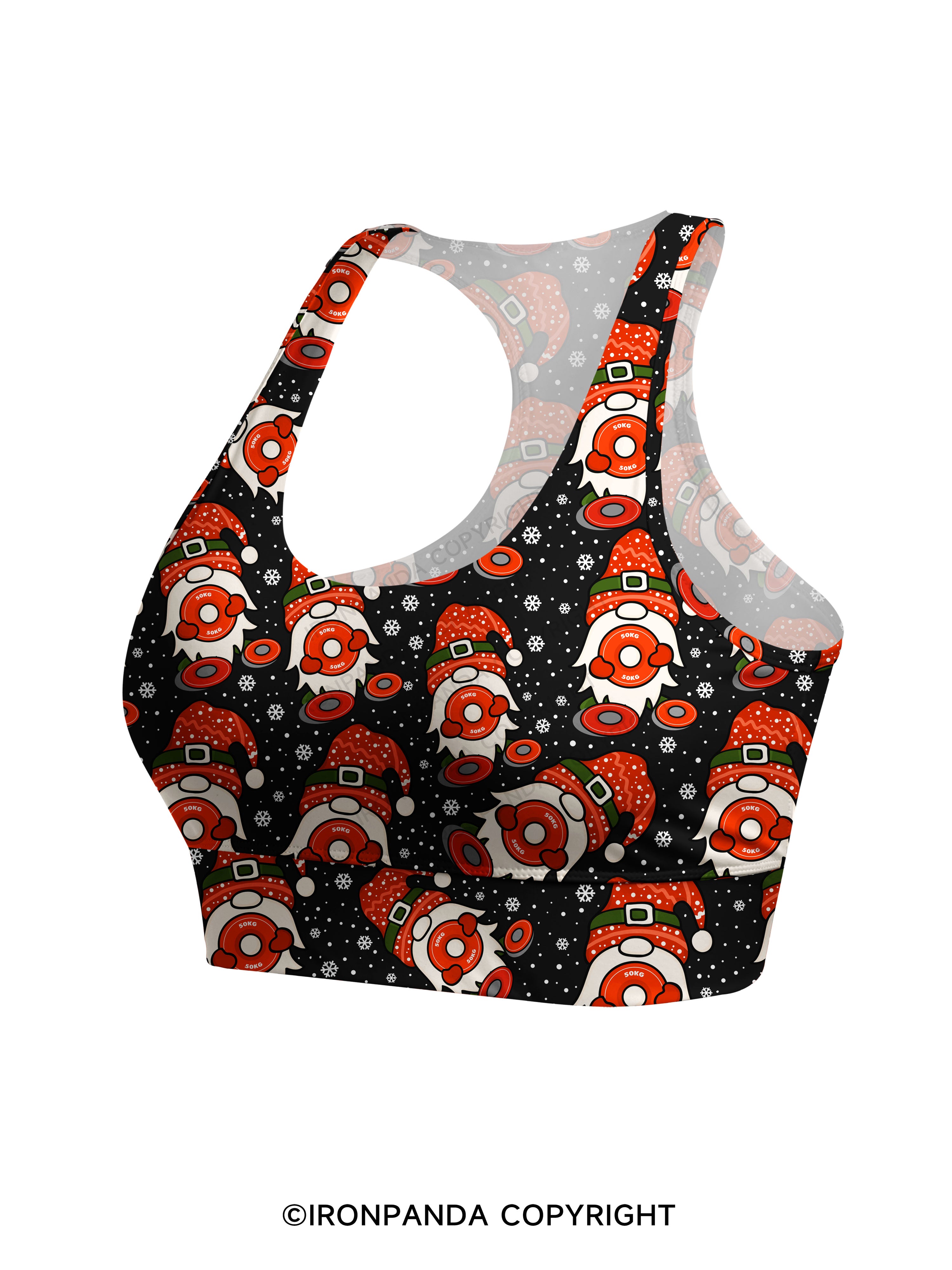 Shhh I'm Doing Math Racerback Sports Bra