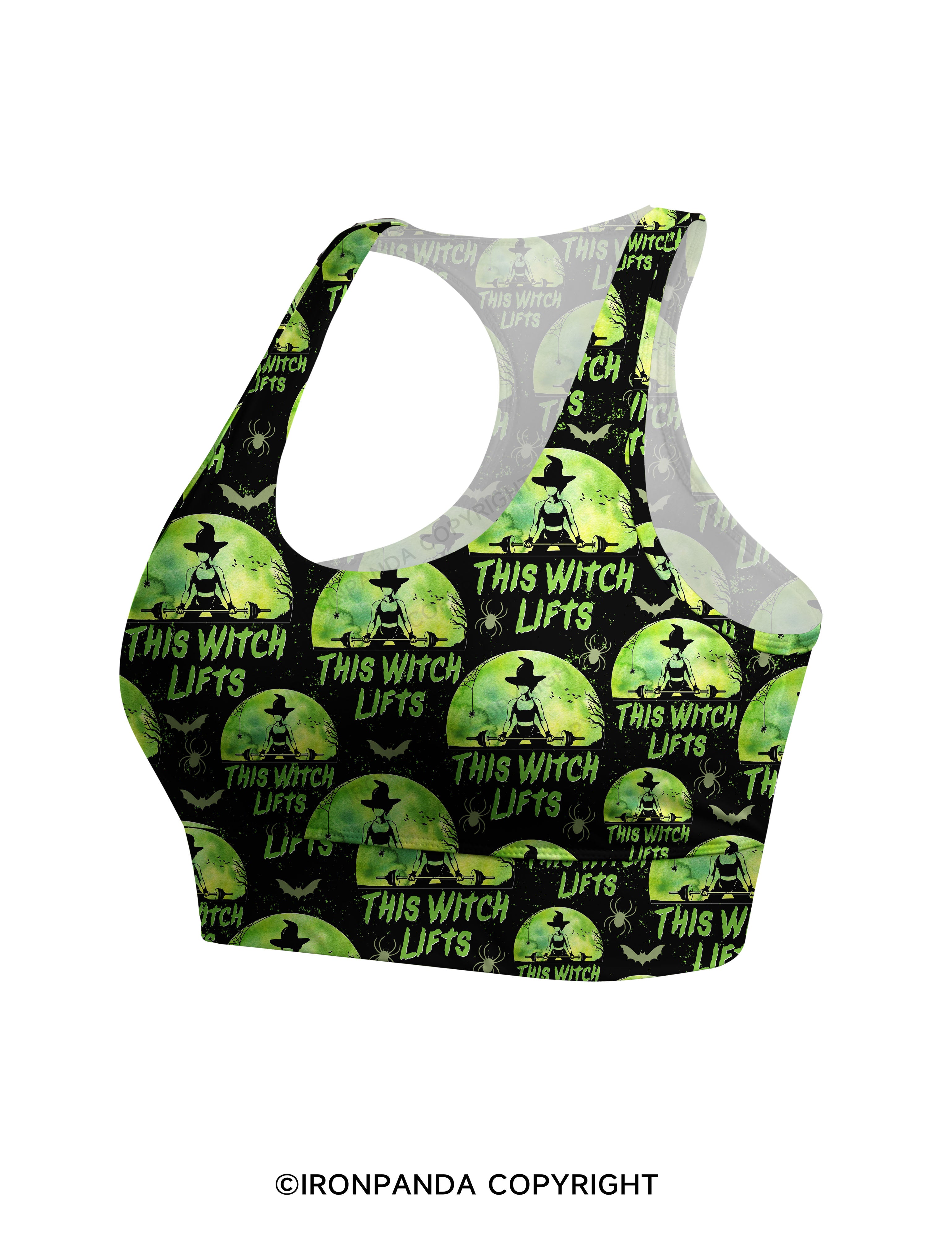 THIS WITCH LIFTS Racerback Sports Bra