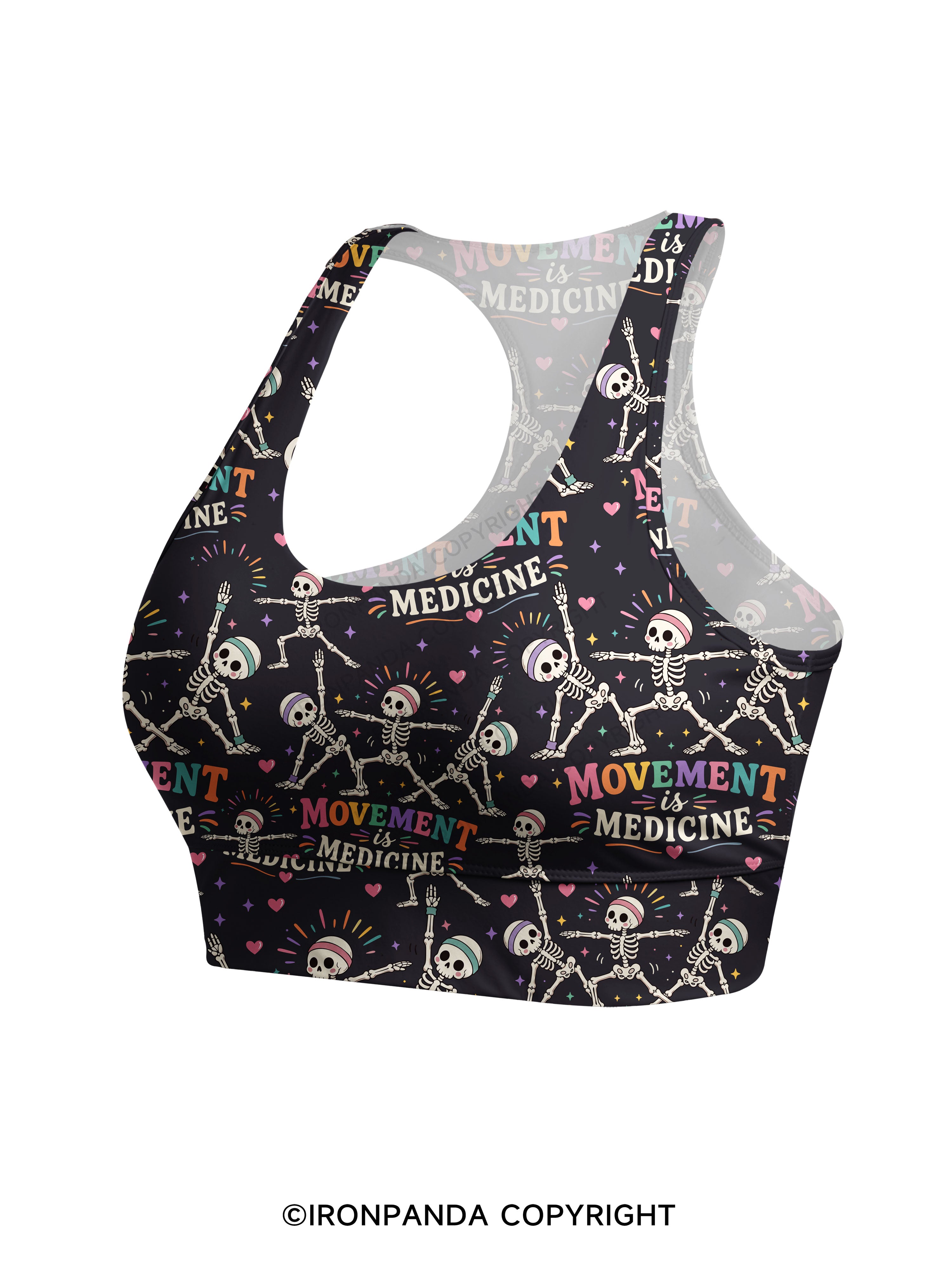 Movement Is Medicine Racerback Sports Bra