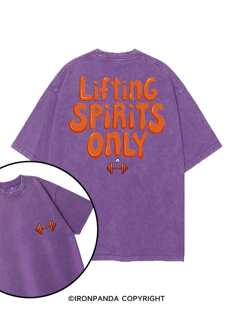 LIFTING SPIRITS ONLY HALLOWEEN printed Gym Shirt