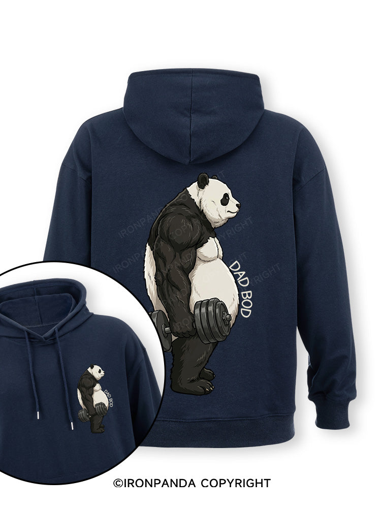 Dad Bod Panda Double-Sided Printed Classic Gym Hoodie