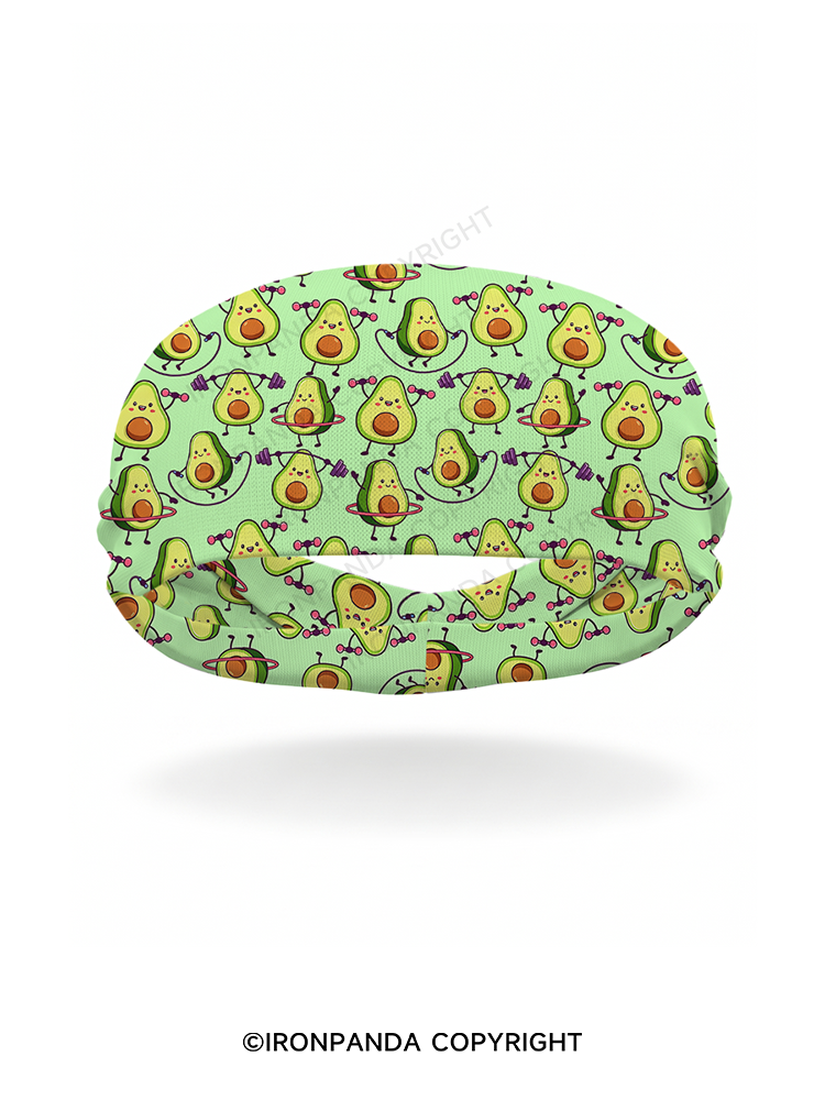 AVOCADO FITNESS PARTY Gym Headband