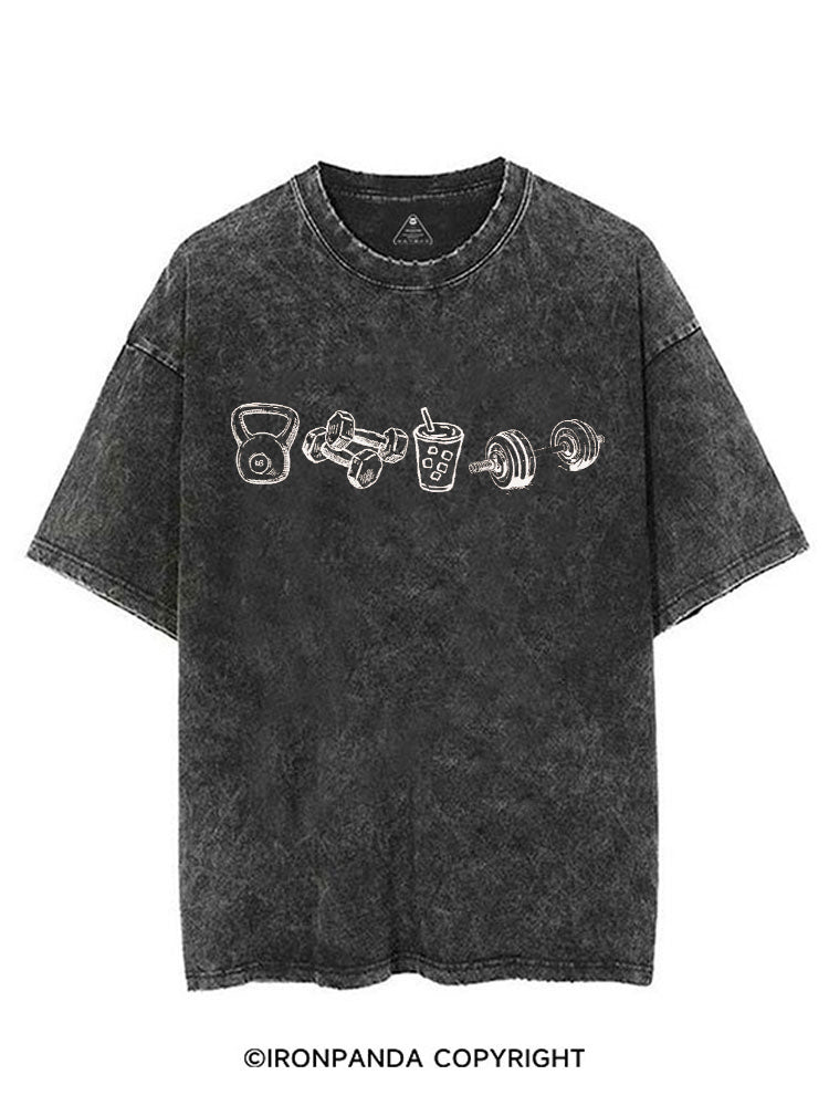 GYM LOVER FITNESS VINTAGE GYM SHIRT