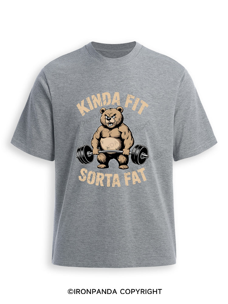 KINDA FIT SORTA FAT BEAR Ultra Soft Heather T-Shirt